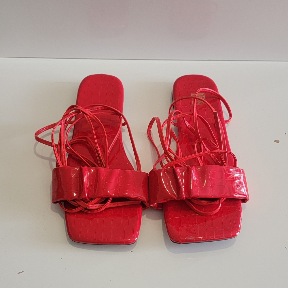 Elegant Red Women's Sandals